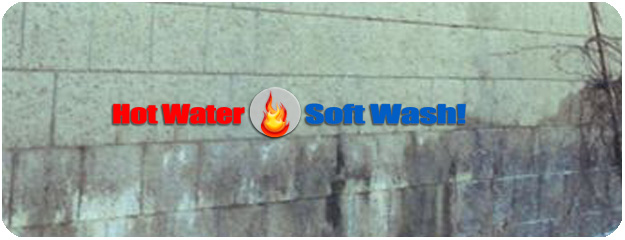 Pressure Washing Cement Walls & Concrete